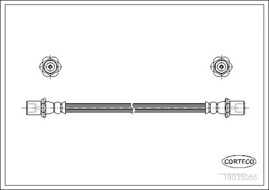 Handler.Part Brake Hose CORTECO 19035055 1