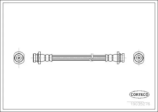 Handler.Part Brake hose CORTECO 19035276 1