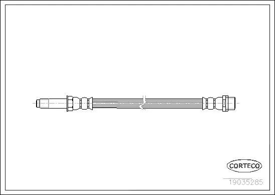 Handler.Part Brake hose CORTECO 19035285 2