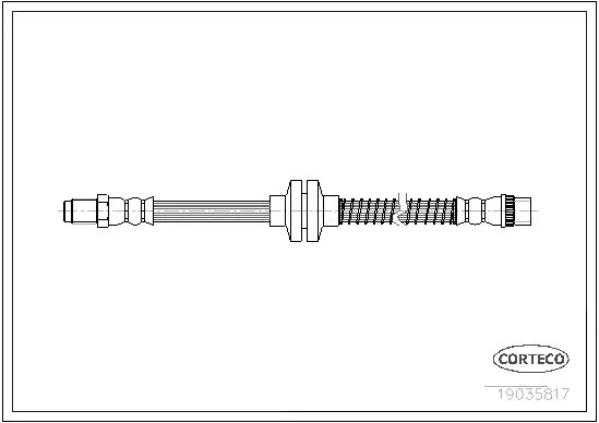 Handler.Part Brake hose CORTECO 19035817 1