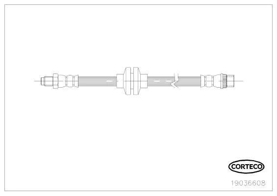 Handler.Part Brake hose CORTECO 19036608 1