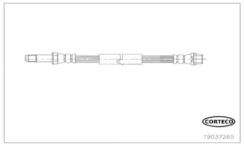 Handler.Part Brake hose CORTECO 19037265 1