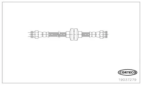 Handler.Part Brake hose CORTECO 19037279 1