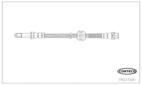 Handler.Part Brake hose CORTECO 19037291 1