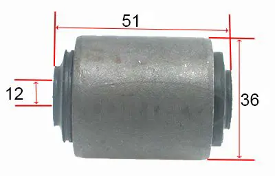 Handler.Part Control arm-/trailing arm bush CORTECO 21652436 1