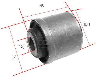 Handler.Part Control arm-/trailing arm bush CORTECO 21652522 1