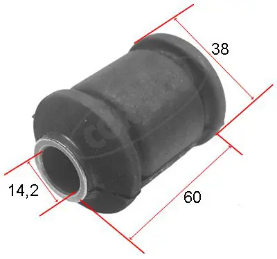 Handler.Part Control arm-/trailing arm bush CORTECO 21653104 1