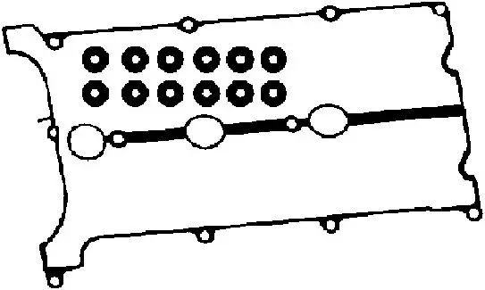 Handler.Part Gasket, cylinder head cover CORTECO 440201P 1