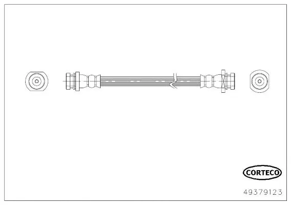 Handler.Part Brake hose CORTECO 49379123 1