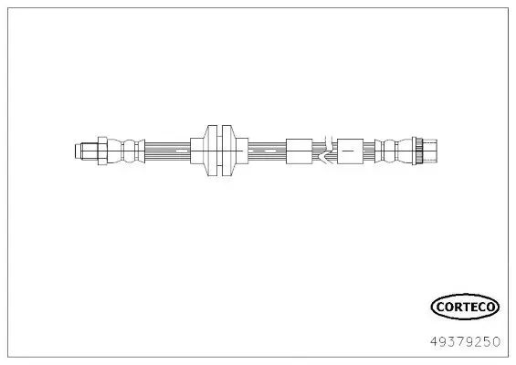 Handler.Part Brake hose CORTECO 49379250 1