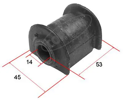 Handler.Part Control arm-/trailing arm bush CORTECO 80000092 1