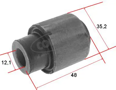 Handler.Part Control arm-/trailing arm bush CORTECO 80000110 1