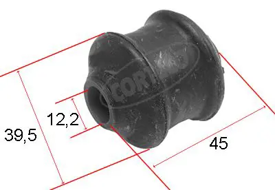 Handler.Part Control arm-/trailing arm bush CORTECO 80000135 1