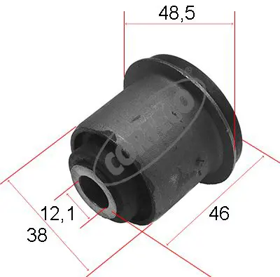 Handler.Part Control arm-/trailing arm bush CORTECO 80000516 1