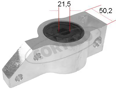 Handler.Part Control arm-/trailing arm bush CORTECO 80005077 2