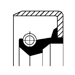 Handler.Part Shaft seal, manual transmission CORTECO 01002376B 1