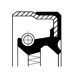 Handler.Part Shaft Seal, differential CORTECO 01036227B 1