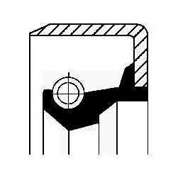 Handler.Part Seal ring, brake shoe CORTECO 01017009B 1