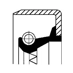 Handler.Part Shaft seal, wheel hub CORTECO 12011917B 1