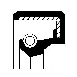 Handler.Part Seal ring, brake shoe CORTECO 12010950B 1