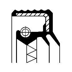 Handler.Part Shaft Seal, differential CORTECO 12013928B 1