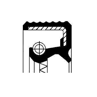 Handler.Part Shaft Seal, differential CORTECO 01029683B 1