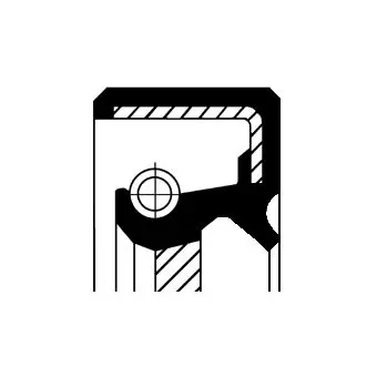 Handler.Part Shaft seal, camshaft CORTECO 19027628B 1