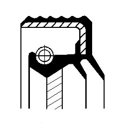 Handler.Part Shaft seal, differential CORTECO 07011906B 4