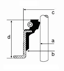 Handler.Part Seal, valve stem CORTECO 19019973 1