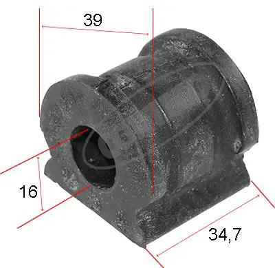 Handler.Part Stabiliser mounting CORTECO 80005440 1