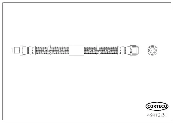 Handler.Part Brake Hose CORTECO 49416131 1