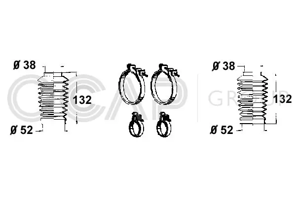 Handler.Part Bellow set, steering OCAP 0902519 1