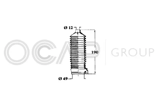 Handler.Part Bellow, steering OCAP 1211250 1