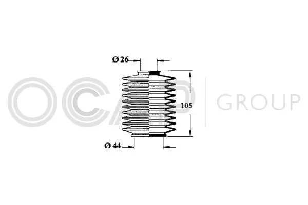 Handler.Part Bellow, steering OCAP 1211116 1