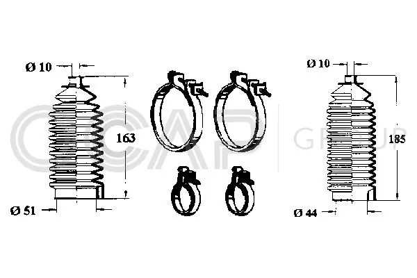 Handler.Part Bellow set, steering OCAP 0902872 1