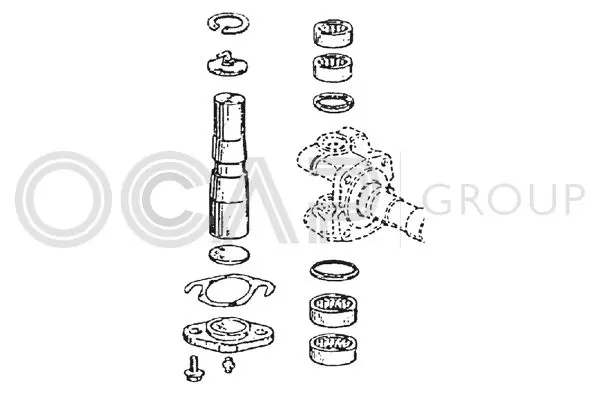 Handler.Part Bush, steering knuckle OCAP 0927391 1