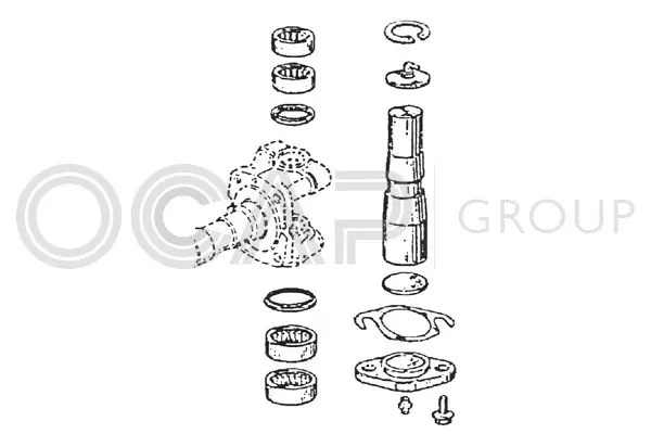 Handler.Part Bush, steering knuckle OCAP 0927393 1