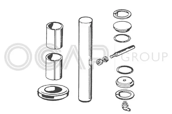 Handler.Part Repair kit, kingpin OCAP 0927443 1