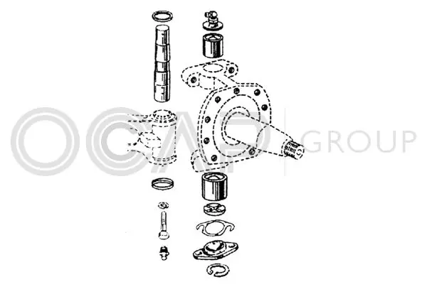 Handler.Part Seal Ring, steering knuckle OCAP 0927366 1