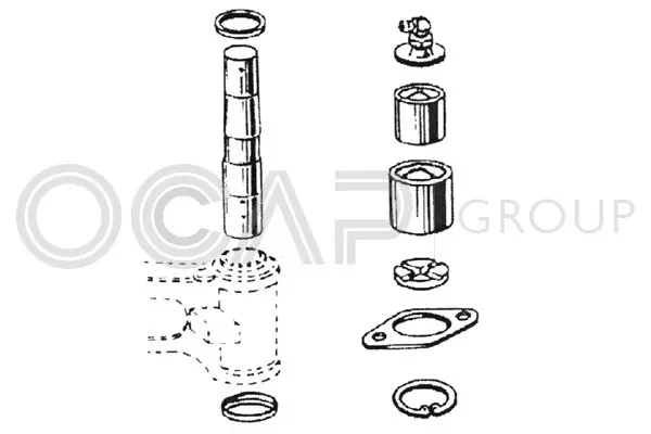 Handler.Part Seal Ring, steering knuckle OCAP 0927377 1