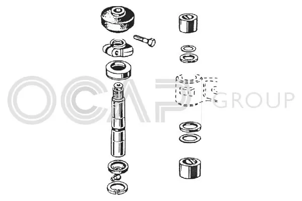 Handler.Part Repair kit, kingpin OCAP 0927384 1