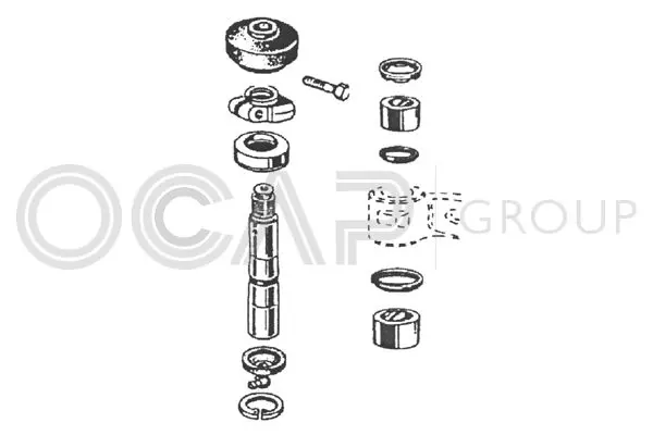 Handler.Part Seal Ring, steering knuckle OCAP 0927386 1