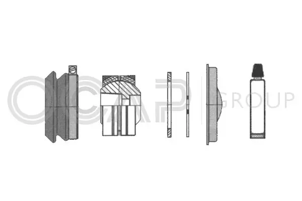 Handler.Part Central joint, wishbone OCAP 0907584 1