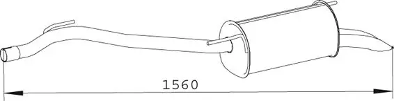 Handler.Part End silencer DINEX 74330 1