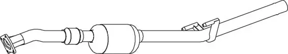 Handler.Part Catalytic converter DINEX 74341 1