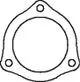 Handler.Part Gasket, exhaust pipe DINEX 74839 1