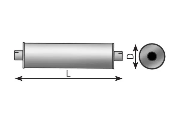 Handler.Part Middle silencer DINEX 50401 1