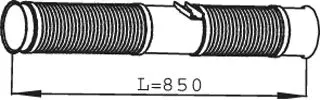 Handler.Part Exhaust pipe DINEX 68018 1