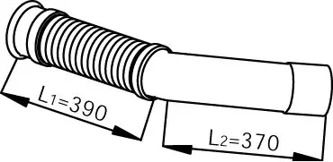 Handler.Part Exhaust pipe DINEX 54236 1