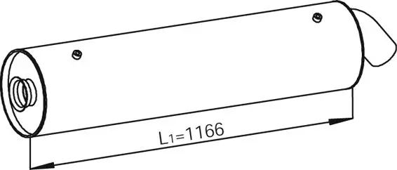 Handler.Part End silencer DINEX 21456 1